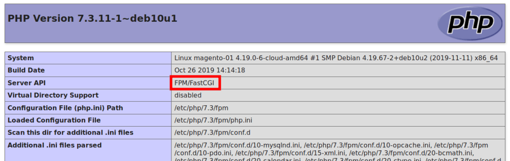 php fpm config